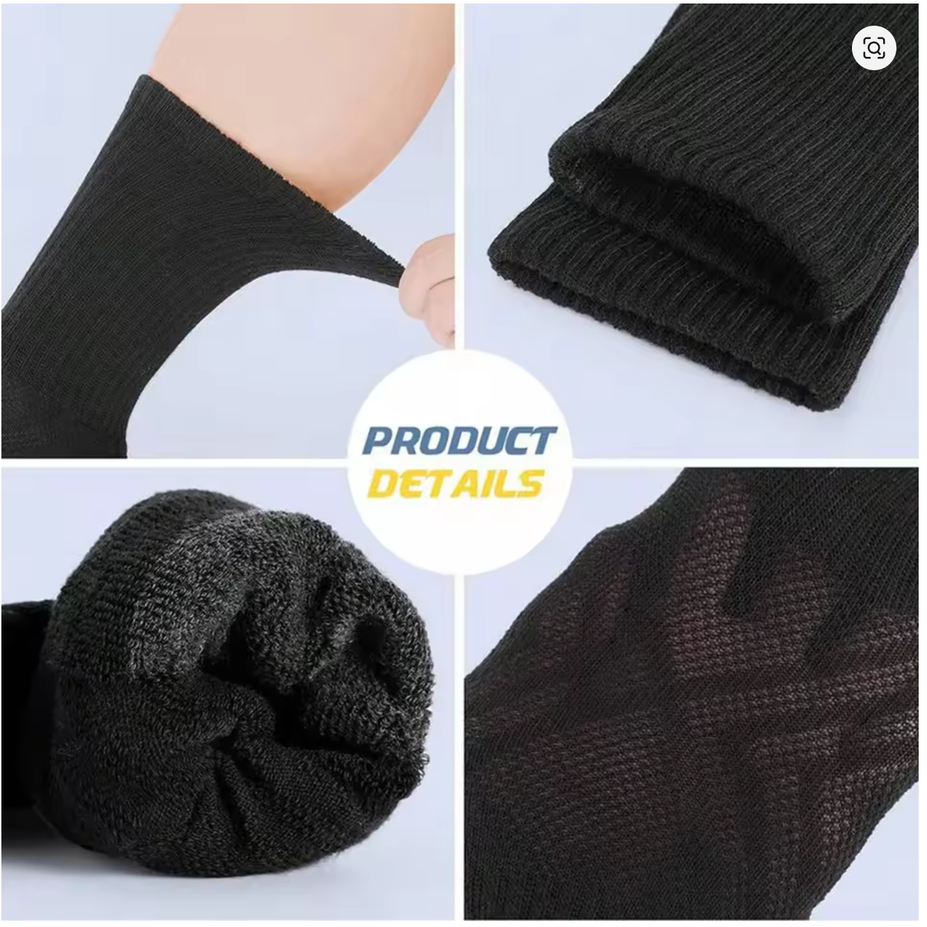 Men's 6 Pairs Pack High Perfor - Cotton Crew Sock Pack ulasan dan harga