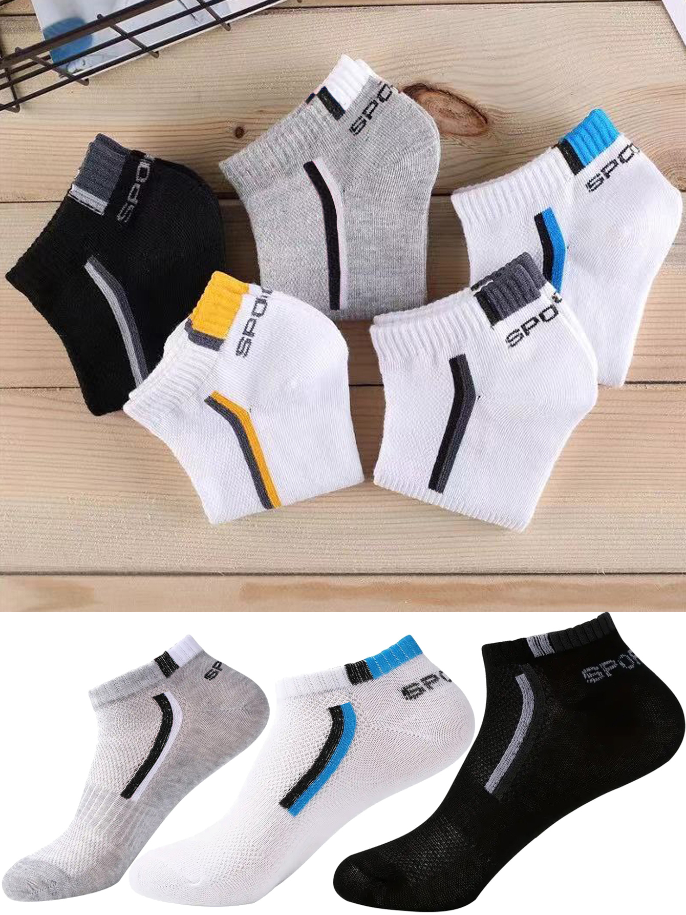30pairs Men's Fashion Cotton B - Ankle Sock Low Cut ulasan dan harga