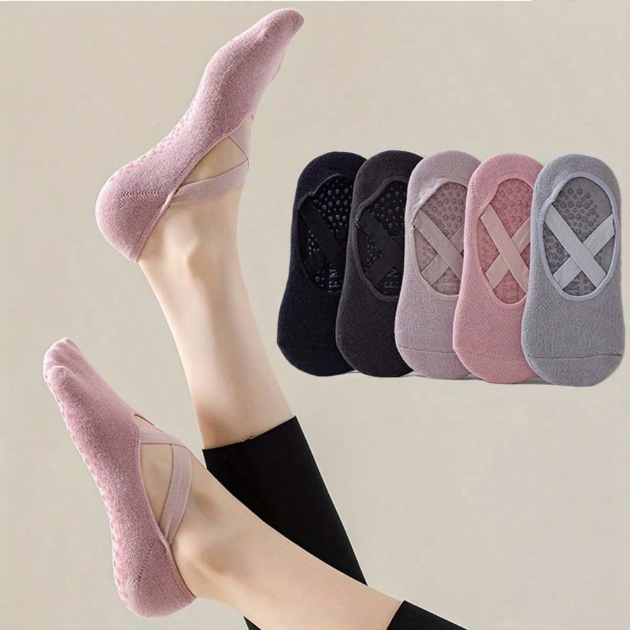 Aesthetic Ballet-Inspired Non  - Grip Sock Yoga ulasan dan harga