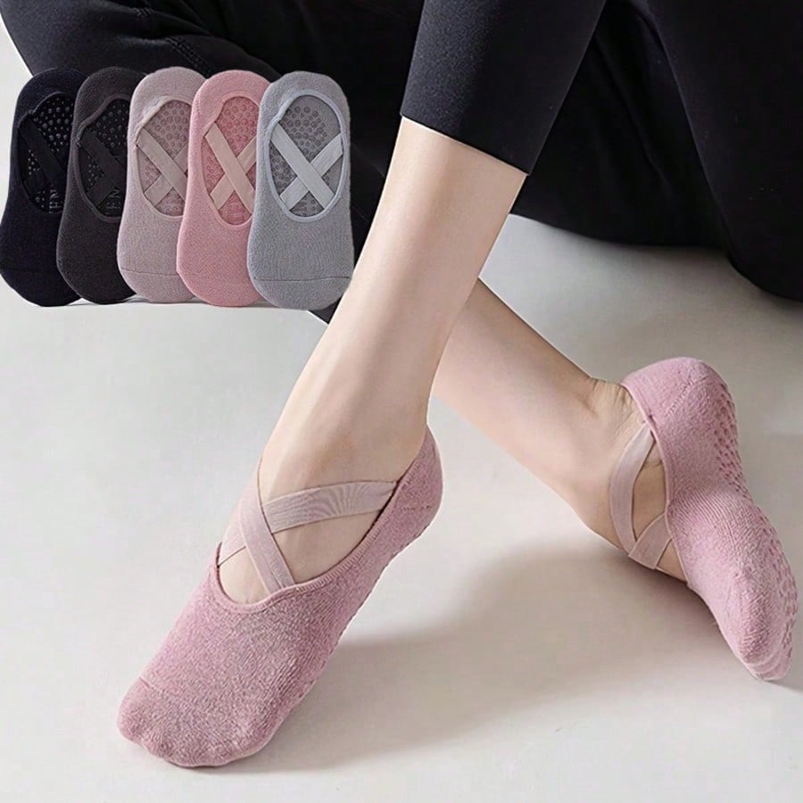 Aesthetic Ballet-Inspired Non  - Grip Sock Yoga ulasan dan harga