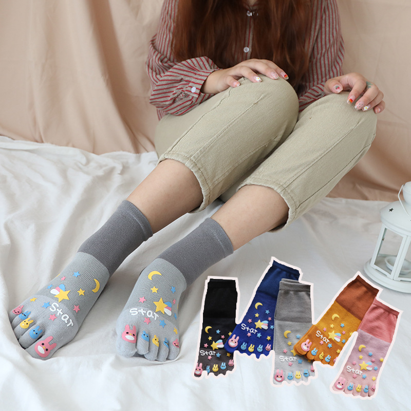 5 Pairs Five-finger Socks Wome - Toe Sock Split ulasan dan harga