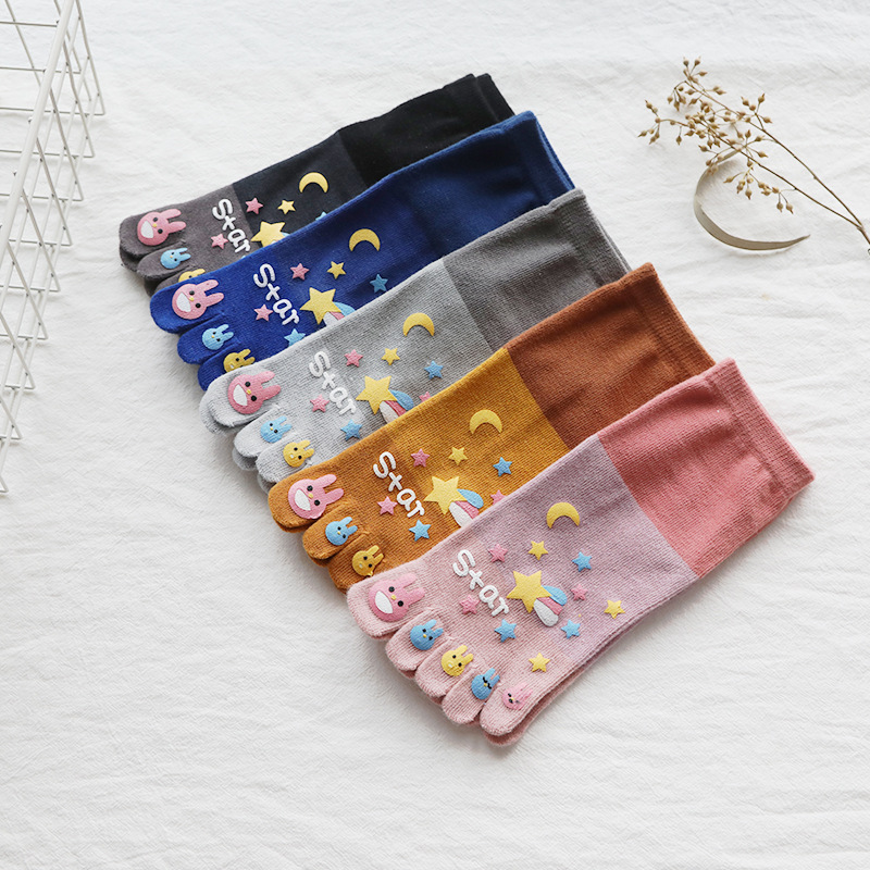 5 Pairs Five-finger Socks Wome - Toe Sock Split ulasan dan harga