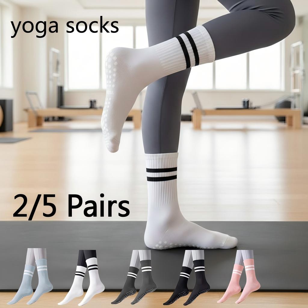 Women Non Slip Yoga Socks, Gri - Grip Sock Yoga ulasan dan harga