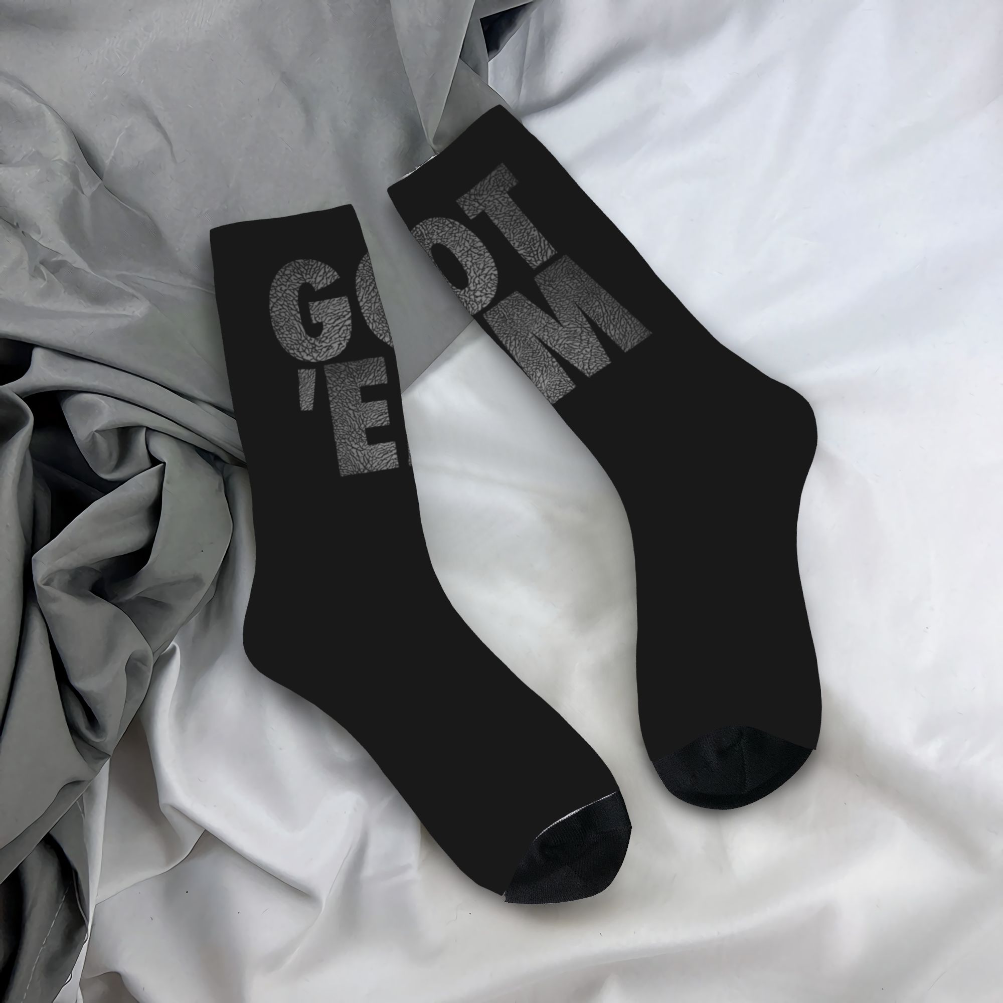 Custom Got Em Men's Crew Socks - Dress Sock Men ulasan dan harga