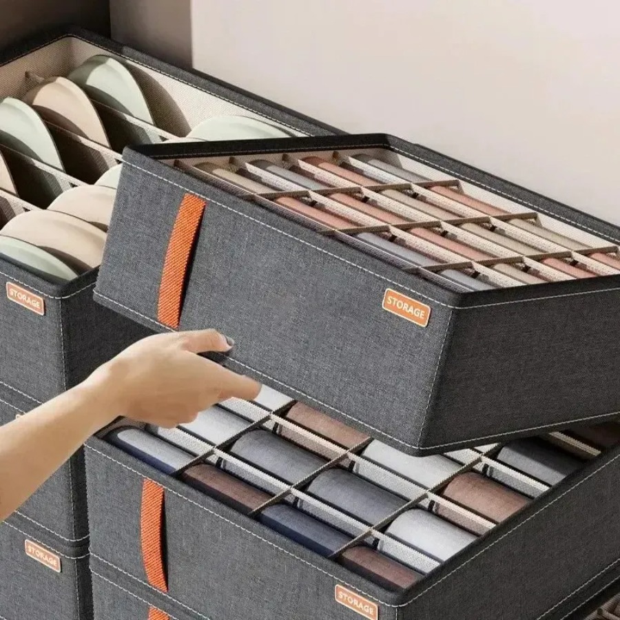 Wardrobe Clothes Organizer 6-2 - Sock Organizer Tray ulasan dan harga