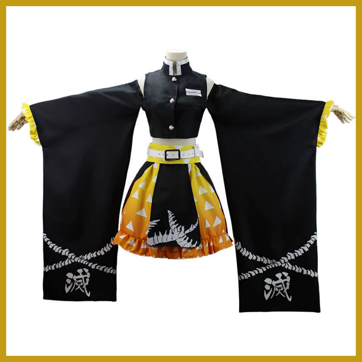Anime Agatsuma Zenitsu Cosplay - Dress Sock Men ulasan dan harga