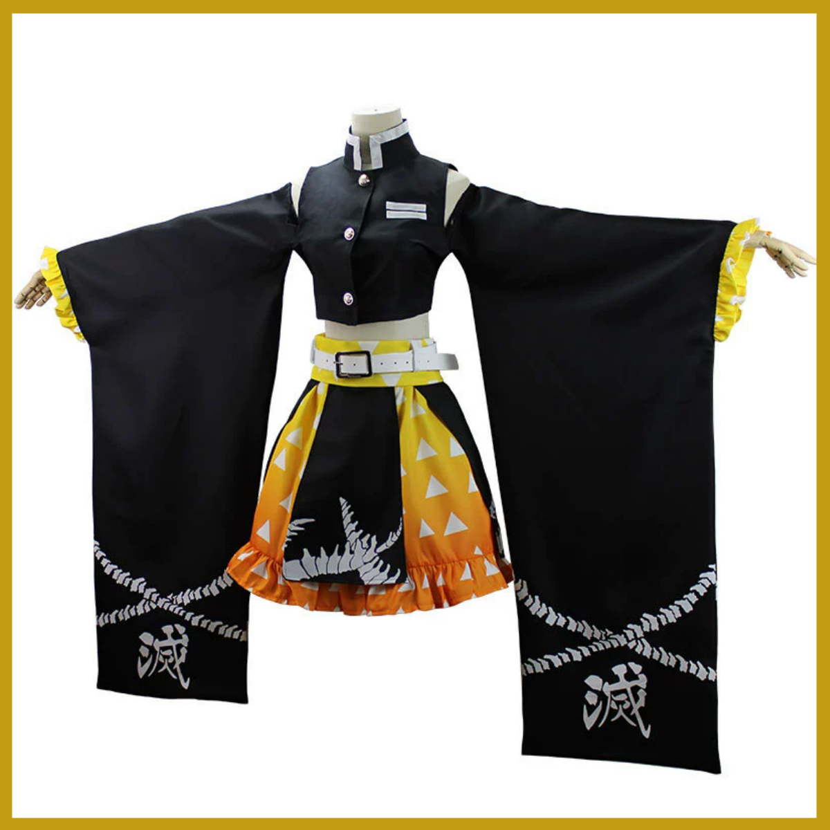 Anime Agatsuma Zenitsu Cosplay - Dress Sock Men ulasan dan harga