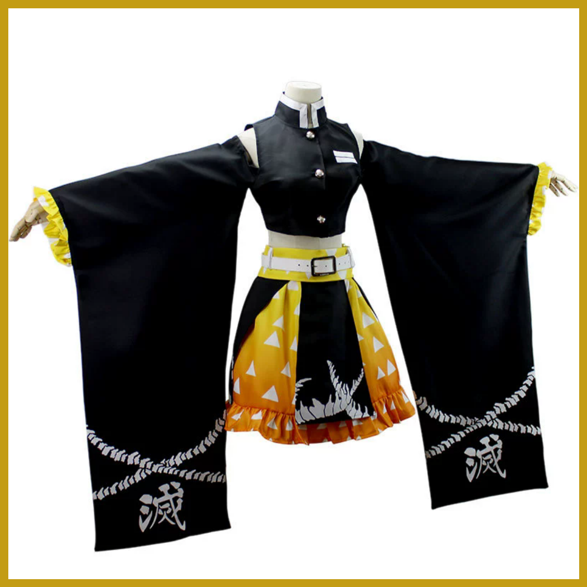 Anime Agatsuma Zenitsu Cosplay - Dress Sock Men ulasan dan harga