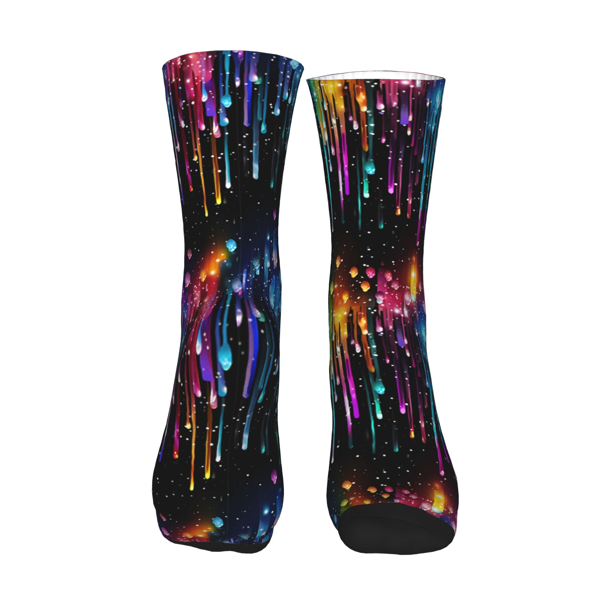 Cute Men's Dripping Rainbow Li - Dress Sock Men ulasan dan harga