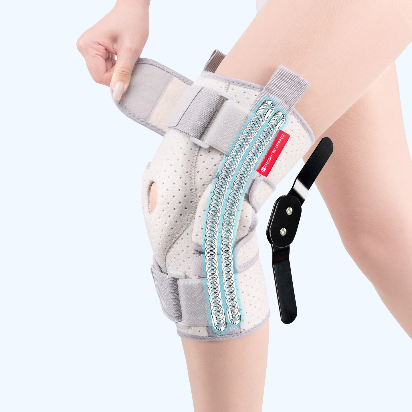Adjustable knee sleeve with la - Compression Sleeve Calf ulasan dan harga