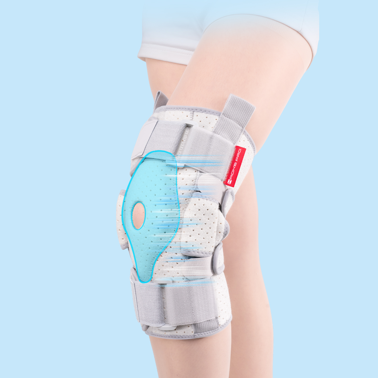 Adjustable knee sleeve with la - Compression Sleeve Calf ulasan dan harga