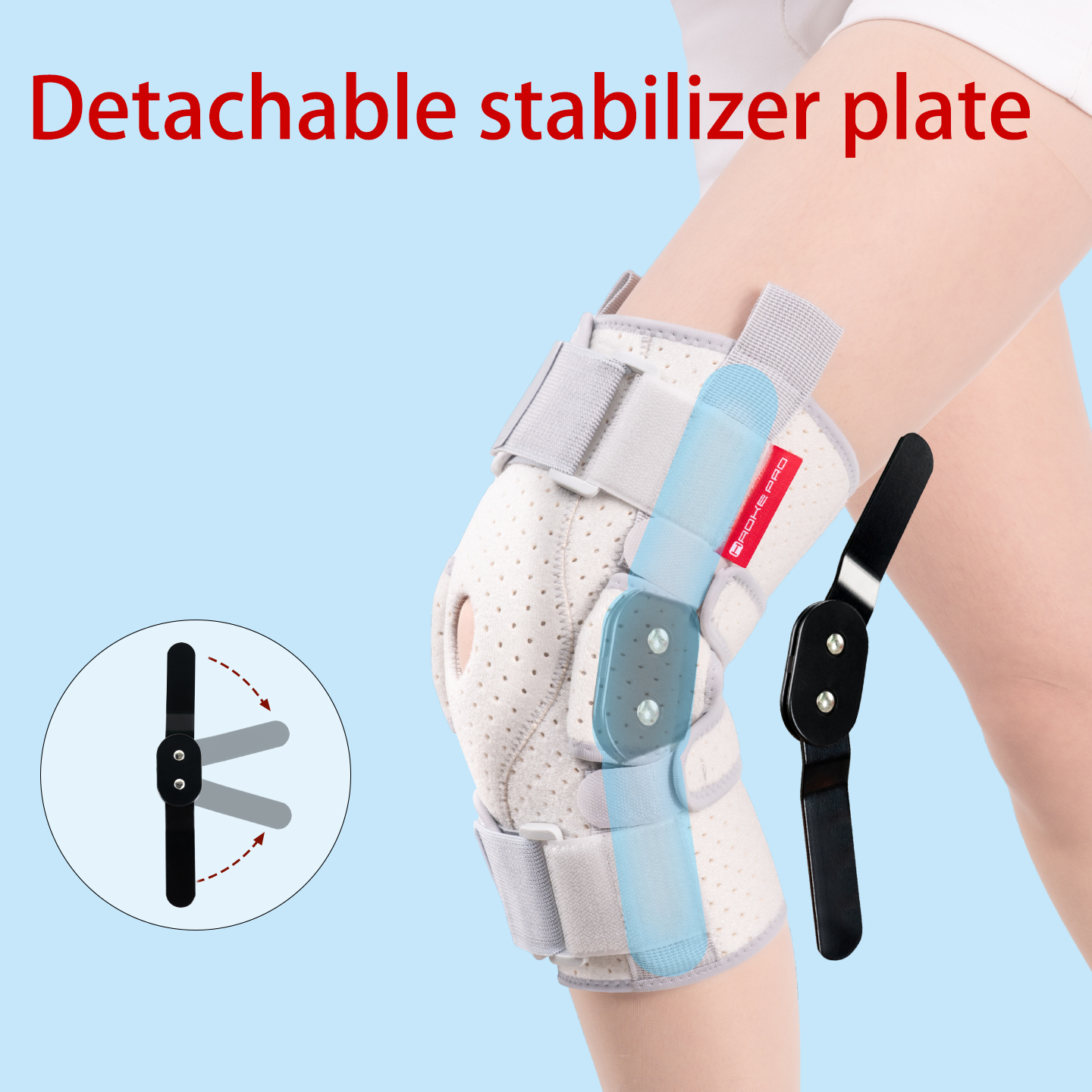 Adjustable knee sleeve with la - Compression Sleeve Calf ulasan dan harga