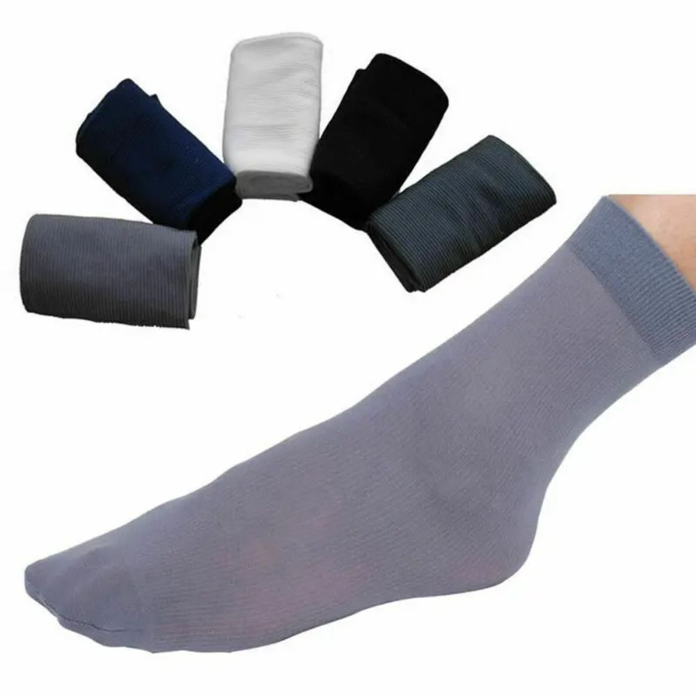 10pairs New Breathable Men Ice - Silk Sock Bamboo ulasan dan harga