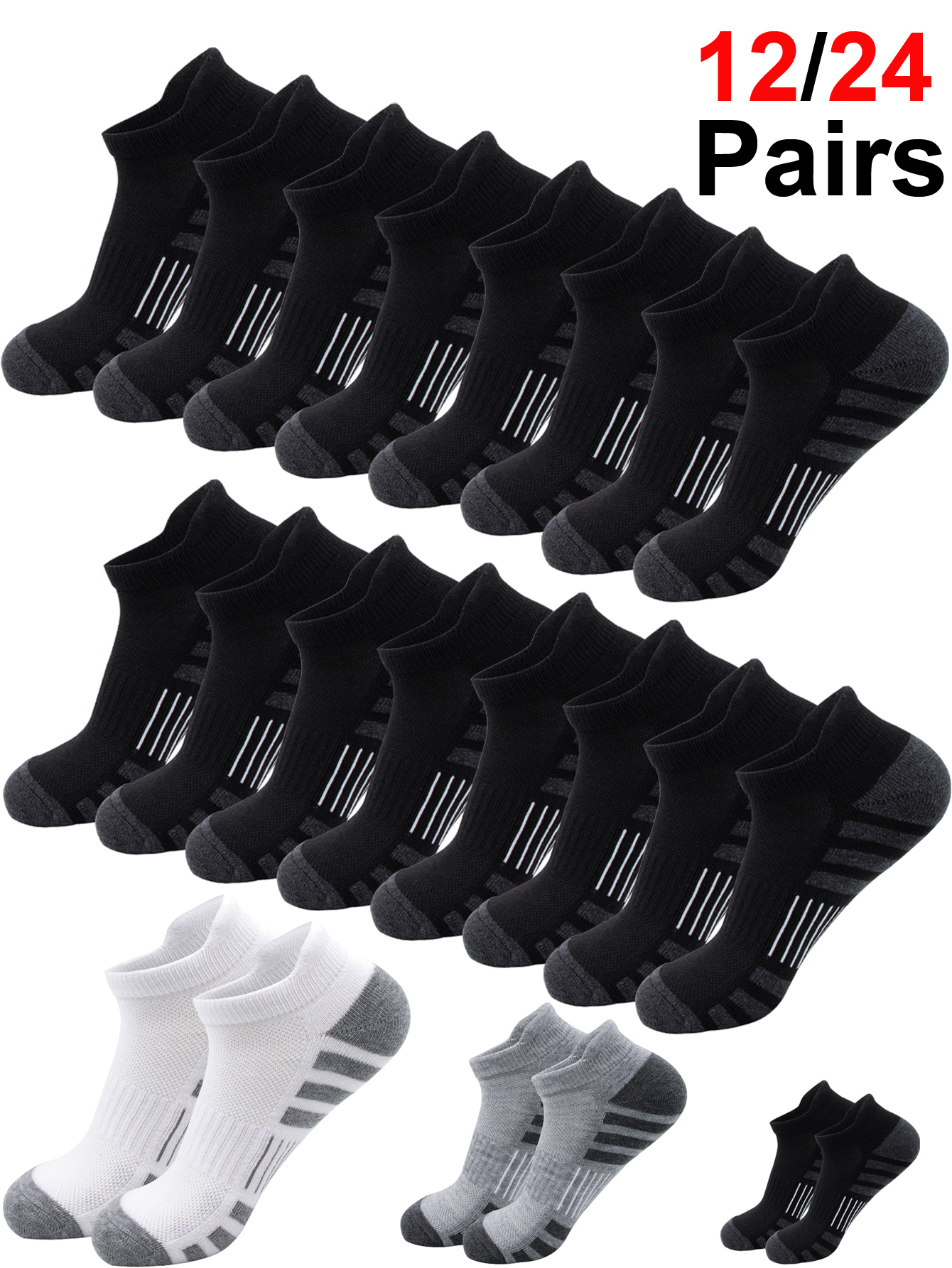 Unisex Cushioned Breathable An - Ankle Sock Low Cut ulasan dan harga