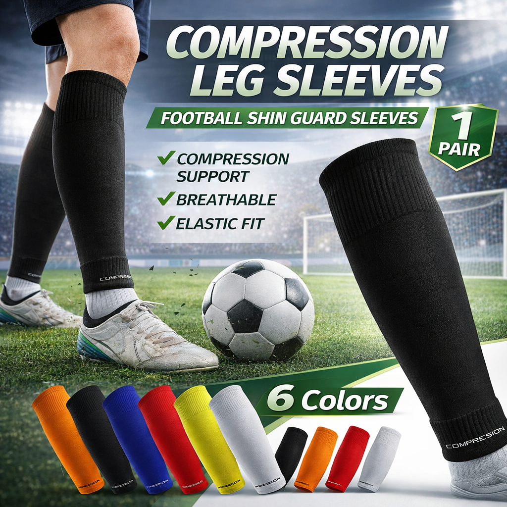 1 Pair Soccer Leg Sleeves Comp - Compression Sleeve Calf ulasan dan harga