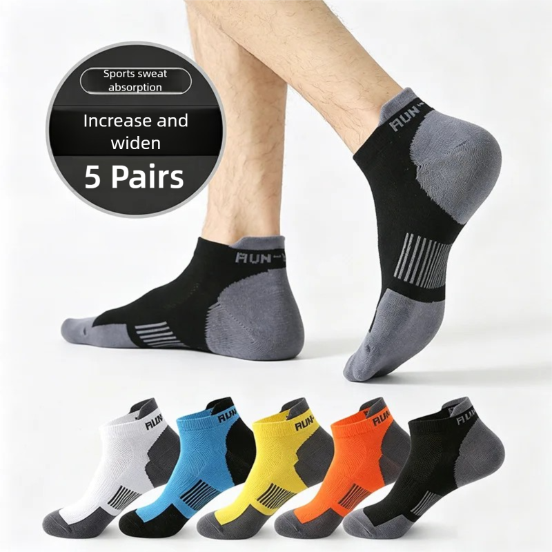 5Pairs Plus Size Thin No Show  - No Show Sock Women ulasan dan harga
