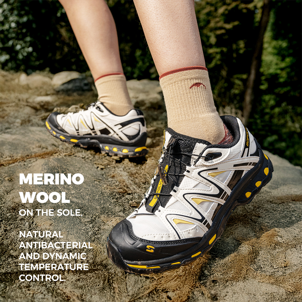 Naturehike Socks Sports Hygros - Wool Hiking Sock ulasan dan harga