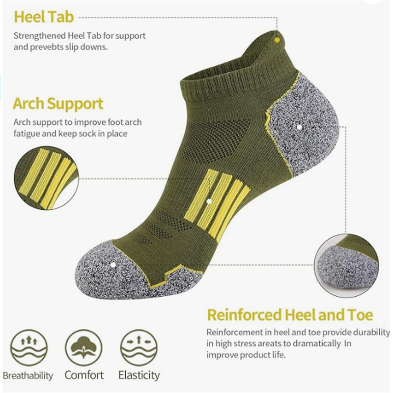 Men's Vibrant Multicolor Strip - Ankle Sock Low Cut ulasan dan harga