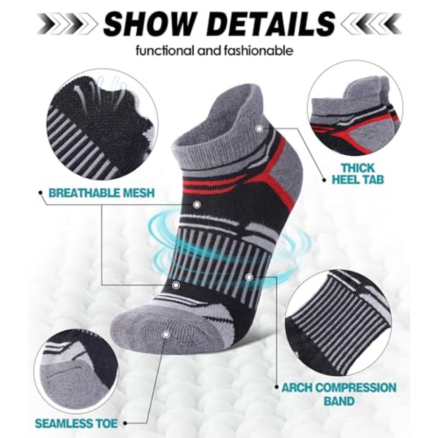 LANLEO Merino Wool Ankle Runni - Wool Hiking Sock ulasan dan harga