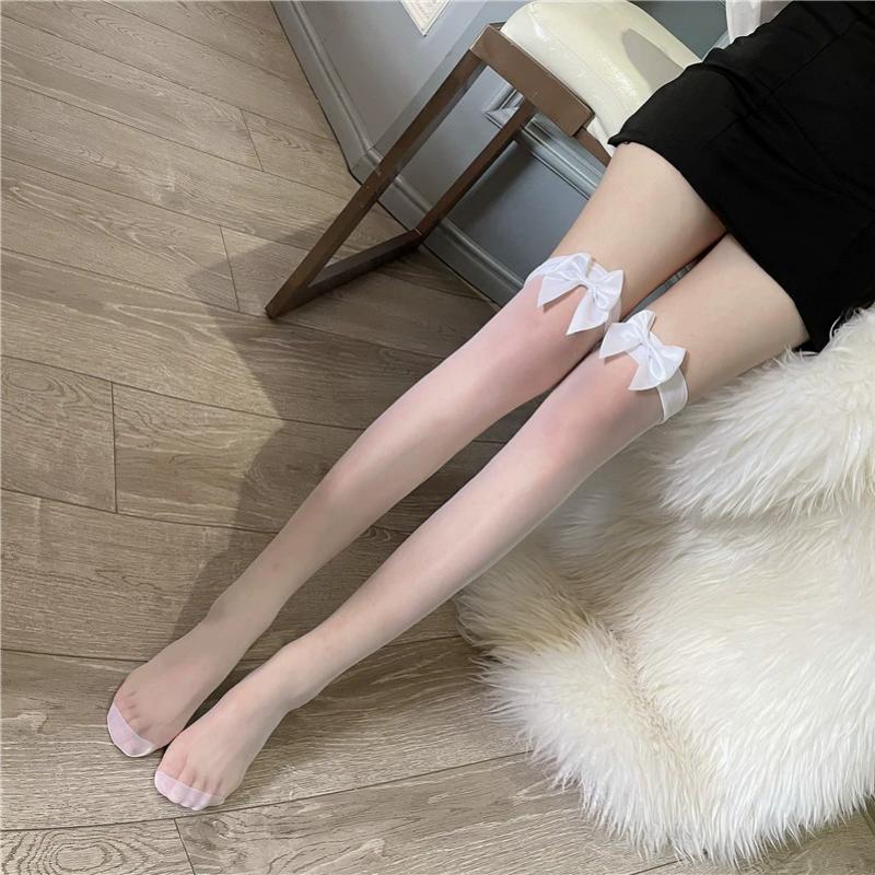 1/2Pcs Bow Tie Long Tube Stock - Silk Sock Bamboo ulasan dan harga