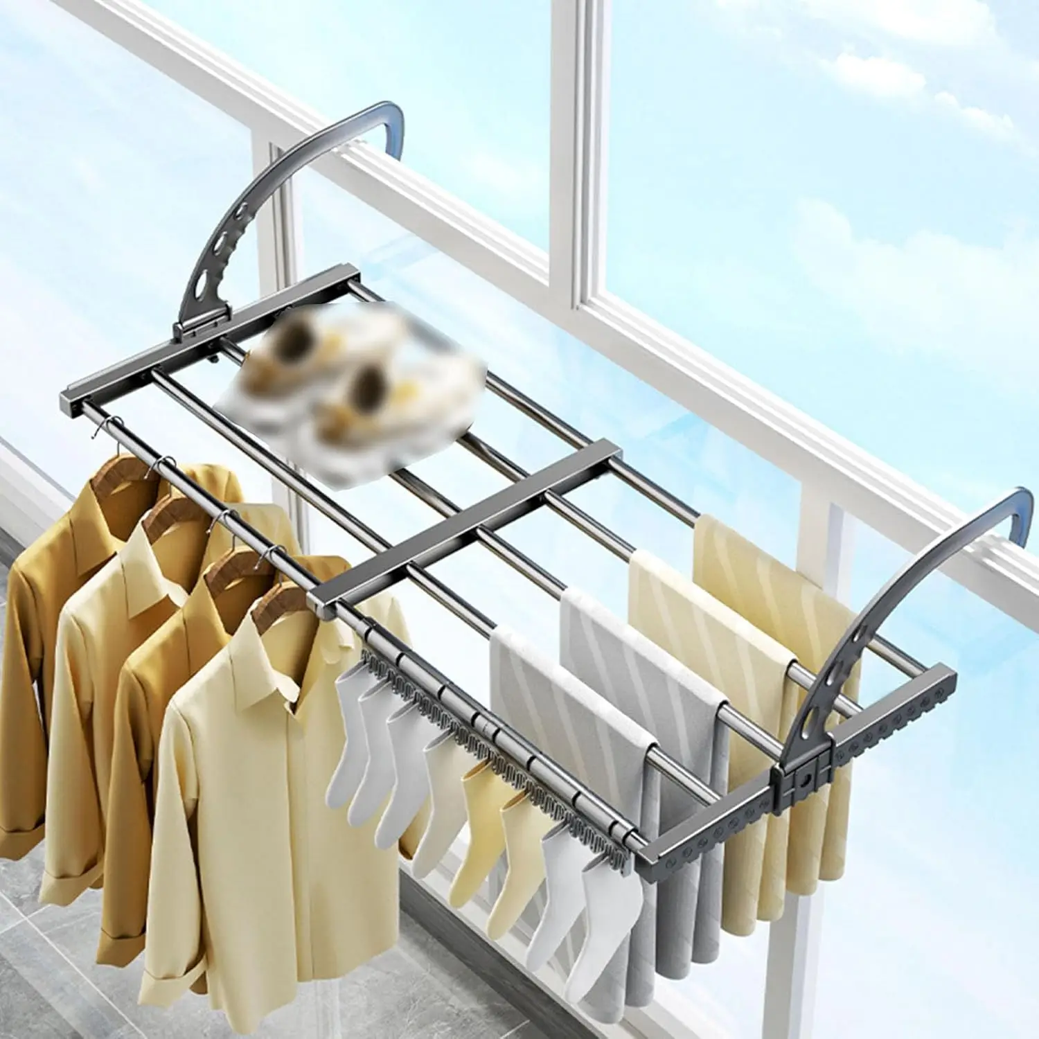 Heavy-Duty Foldable Radiator C - Sock Organizer Tray ulasan dan harga