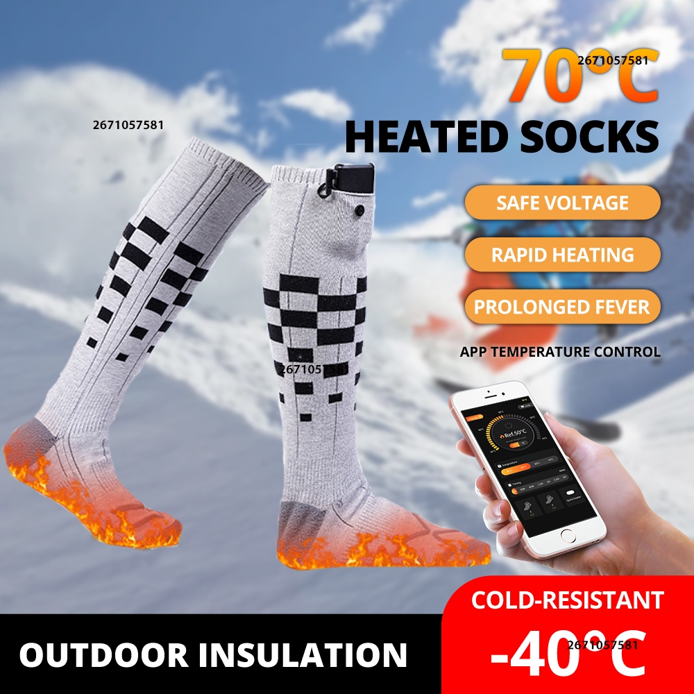 APP Control Heated Socks Recha - Thermal Sock Winter ulasan dan harga