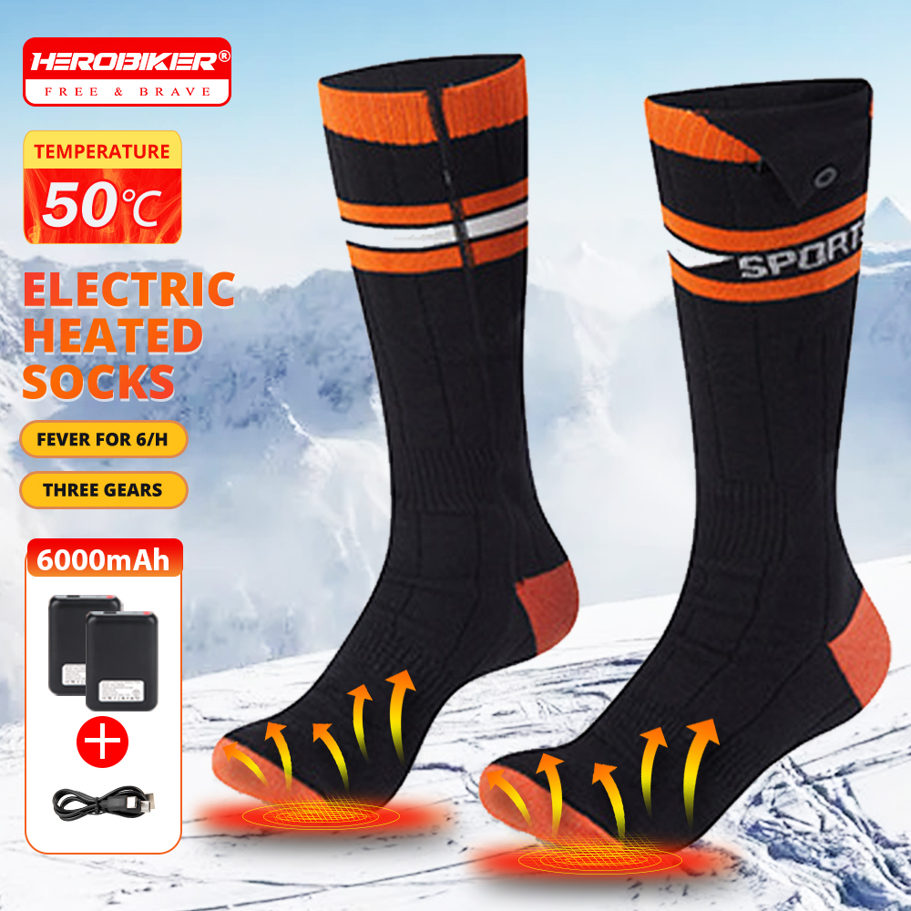 Heating Socks 6000mah Battery  - Thermal Sock Winter ulasan dan harga