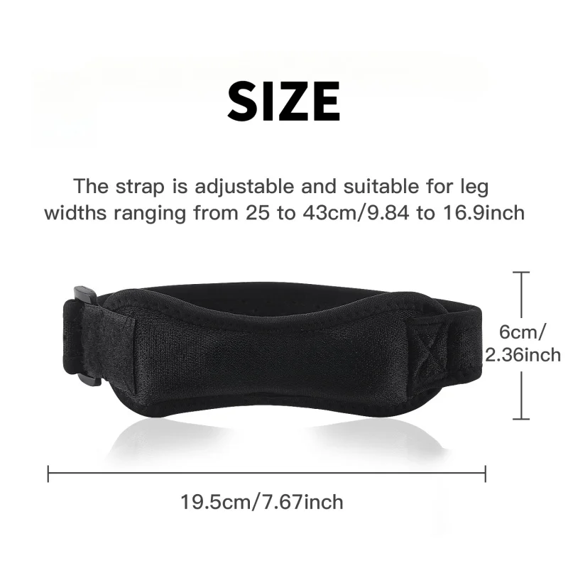1PCS  Knee Patellar Tendon Kne - Compression Sleeve Calf ulasan dan harga