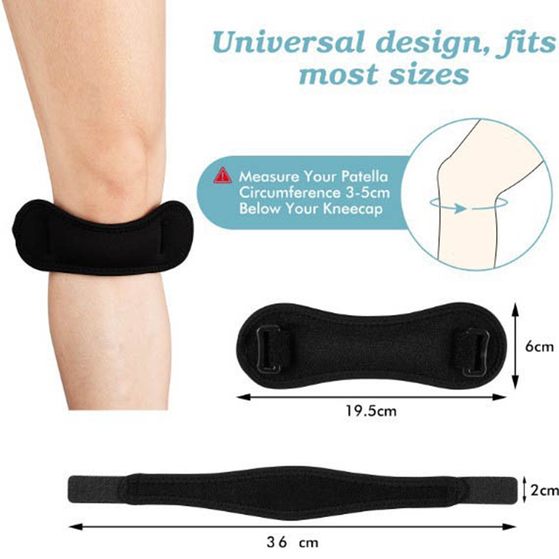 Knee Patellar Tendon Knee Supp - Compression Sleeve Calf ulasan dan harga